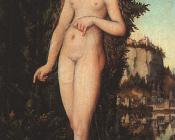 大卢卡斯 克拉纳赫 : Venus standing in a landscape